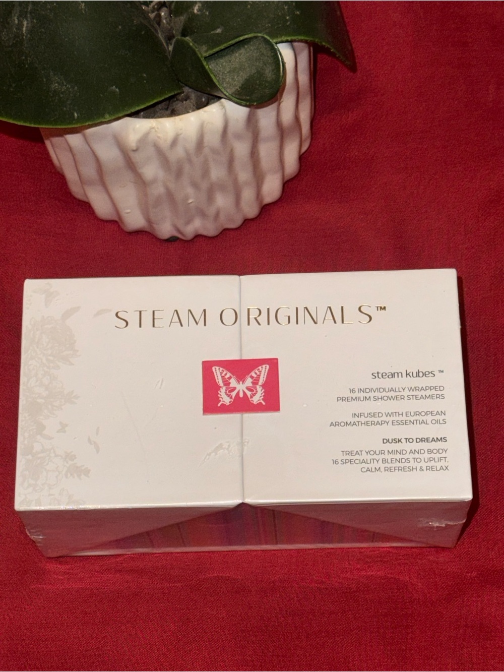 Steam Originals Steam Kubes Dusk to Dreams Shower Steamers16 individuals wrapped